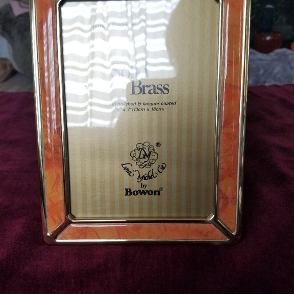 Vintage 80's Solid Brass Frame by Bowon - Picture 5 of 5